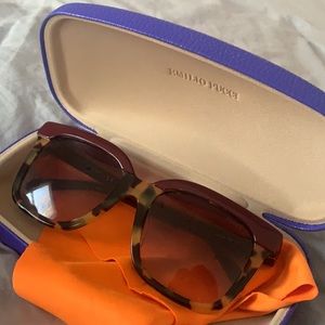Emilio Pucci 53mm Square Gradient Sunglasses